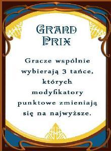 Modyfikatory punktowe na każdej Karcie Tańca znajdują się cztery modyfikatory punktowe. W danym turnieju obowiązują modyfikatory znajdujące się przy górnej krawędzi Karty Tańca.