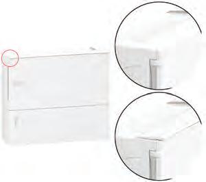 panelu przednim Dostarczane z oudową 8 lu 2 x (1 x 16 v + 4 x 10 v + 3 x 6 v ) 12 modułową Dostarczane z oudową 18 2 x (2 x 16 v + 8 x 10 v + 6 x 6 v ) lu 24 modułową Dostarczane z oudową 36 2 x (2 x