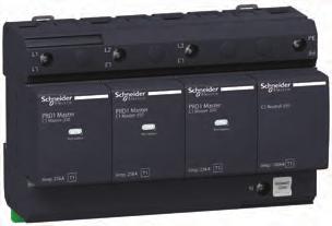 5r/PRF1 Master/PRD1 25r/PRD1 Master Ochronnik przeciwprzepięciowy Typu 1 jest zalecany do instalacji elektrycznych w oiektach usługowych oraz w udynkach przemysłowych chronionych przez instalację