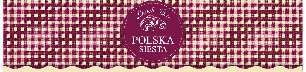 Zupy: Rosół Żurek staropolski Kapuśniak Cebulowa z grzankami Zupa pomidorowa z zieloną fasolą Barszcz czerwony z krokietem Barszcz czerwony Barszcz biały Krem z zielonego groszku Krem pomidorowy ze