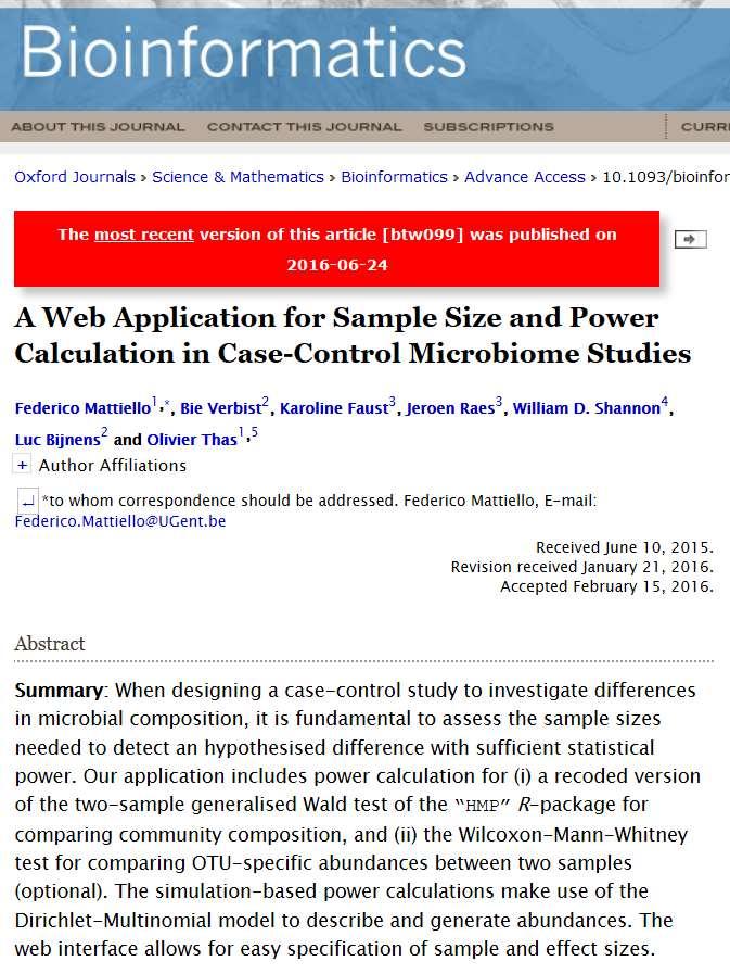 POWER OF TESTING - determining sample size for