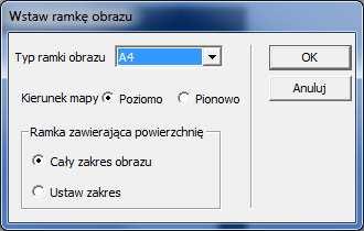 Dokładny opis tej funkcji znajduje się w podrozdziale 2.1.3 Metoda 3 Zastosowanie polecenia Wstaw obraz. Wstaw ramkę 1. Z paska menu wybierz Rysuj Wstaw ramkę 2.