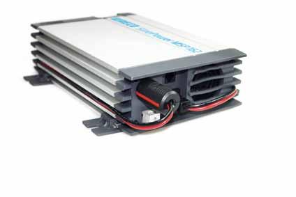 Zapalniczka samochodowa na 12 lub 24 V (SinePower MSP 162 / MSP 164) Urządzenia dla wtyczki 12 lub 24 V w MSP 162 oraz MSP 164 Tylna ściana z przyłączem pilota