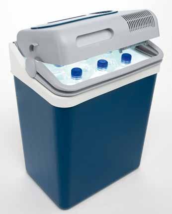 WAECO CoolFun CD 28 4.02 Przenośna lodówka termoelektryczna z dodatkową pokrywą izolacyjną, zasilaniem 12 V (DC) i 230 V (AC) Pojemność całkowita: ok. 28 litrów Chłodzenie maks.