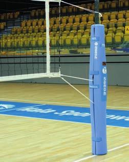 SIATKA PROFESJONALNA Z CERTYFIKATEM FIVB Górna linka napinająca wykonana ze splotu aramidowego