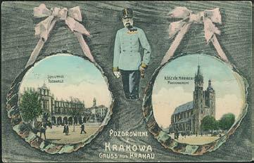 Kraków, pamiątka z 10 pocztówkami w formie