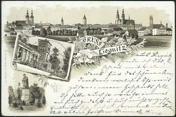 Legnica (Liegnitz), Rynek,, ok. 1920, [H.