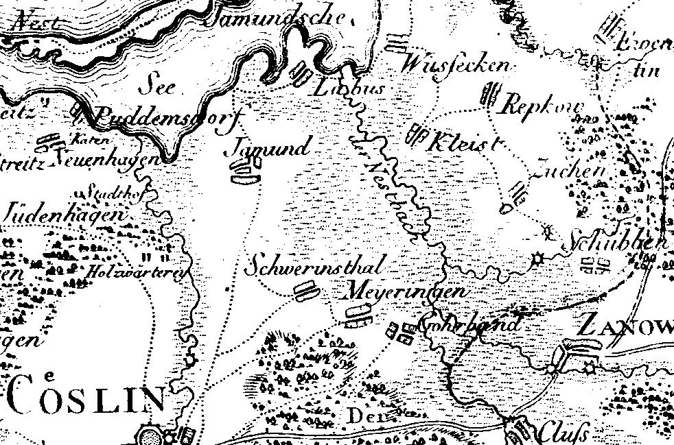 Nazwy miejscowe Gminy i Miasta Sianów 121 Ryc. 2.