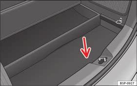 Nagłe przypadki Zestaw narzędzi, koło zapasowe Narzędzia w samochodzie Narzędzia samochodowe przechowywane są pod płytą podłogi w przestrzeni bagażowej.