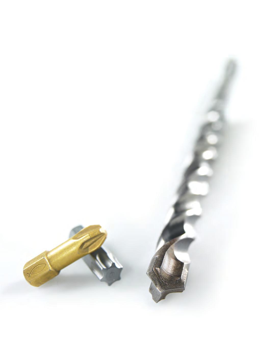 WIERTŁA/BITY/TARCZE/SPRAYE TECHNICZNE 265 Wiertła, Bity, Tarcze, Spraye techniczne Wiertło SDS Plus II POINTER (4 Plus)...strona 266 Wiertło SDS Plus IV QUATTRIC (Zentro Plus).