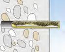 nierdzewna A4 Zastosowanie: Beton niezarysowany C20/25 Nadaje się do: Kamienia naturalnego o zwartej strukturze Do mocowania: Połączeń przy użyciu śrub metrycznych w budownictwie stalowym, przy