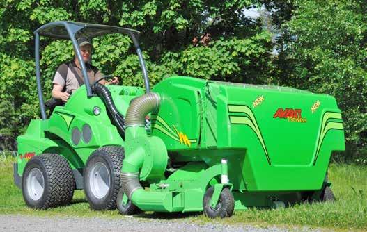 Użytkowanie terenów zielonych Kosiarka rotacyjna 1500 z zasobnikiem Jest to kosiarka przeznaczona do użytku profesjonalnego o szerokości cięcia 1500mm z zasobnikiem o