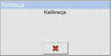 Po zakończonej procedurze kalibracji na wyświetlaczu wagi pojawi się komunikat: Potwierdź komunikat przyciskiem.