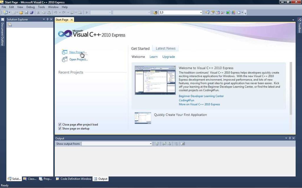 Microsoft Visual C++ 2010 Express Edition Używanie Visual C++ 2010 Express do kompilacji programów napisanych w C.