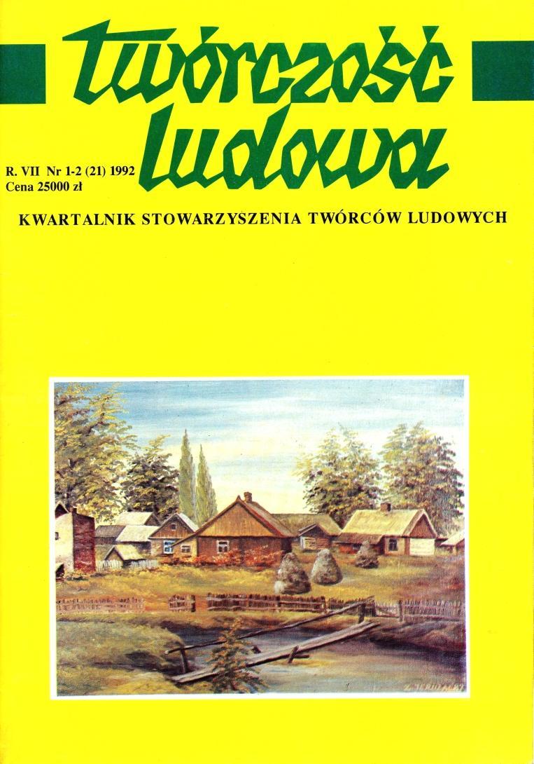 R. VII Nr 1-2 (21) 1992 Cena zł KWARTALNIK STOWARZYSZENIA TWÓRCÓW - PDF  Free Download