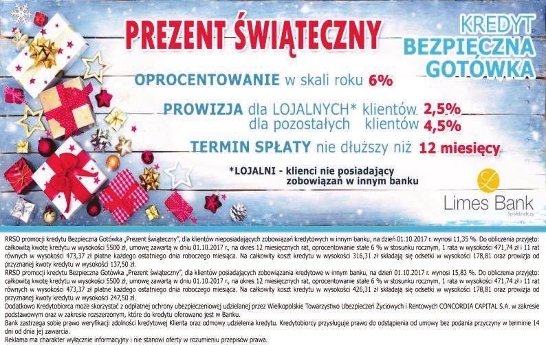 NOWA OFERTA LIMES BANKU NA DOBRY POCZĄTEK! Wraz z nowym rokiem rozpocznie działalność LIMES Bank Spółdzielczy.