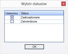 Status Zaakceptowany jest statusem odwracalnym, dzięki czemu użytkownik w każdej chwili może powrócić do statusu Roboczy co odblokuje możliwość edycji sprawozdania (bilansu) lub nawet jego usunięcie.