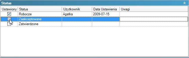 4.11. Korygowanie sprawozdań i bilansów 4.11.1. Korekta sprawozdania o statusie odwracalnym Aby dokonać korekty sprawozdania (bilansu), które ma status Zaakceptowane należy otworzyć sprawozdanie, a