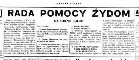 Polacy ratujący Żydów w latach II wojny światowej karta nr 21 Szyfr-depesza z 8 stycznia 1943 r.