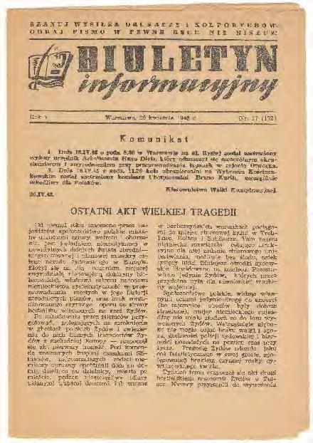 karta nr 57 Polacy ratujący Żydów w latach II wojny