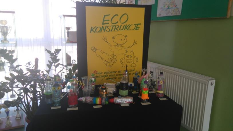 Zadania własne wykonane w ramach projektu 16. Wystawa prac Eco-konstrukcje. W kwietniu 2016 r.