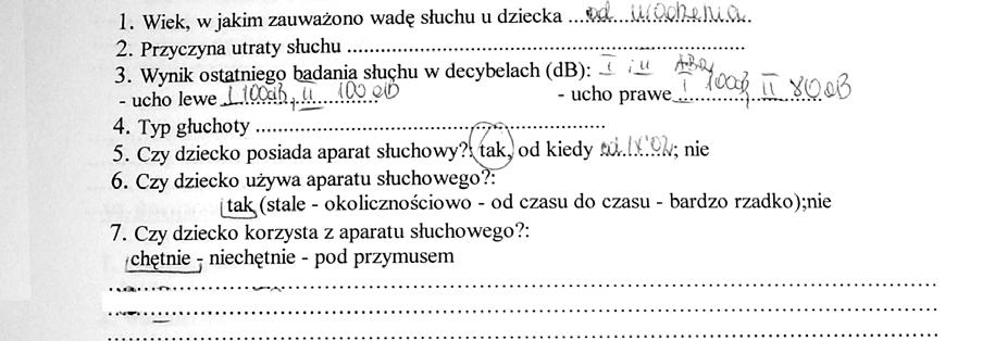 dotycząca