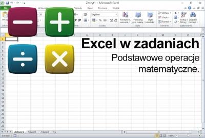 1 (Pobrane z slow7.pl) Excel w zadaniach. Podstawowe operacje matematyczne. A więc by nie przedłużać zaczynamy i przechodzimy do pierwszego zadania. Zadanie 1: Dla danego x oblicz y.