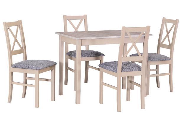 Stół MAX I laminat, krzesła