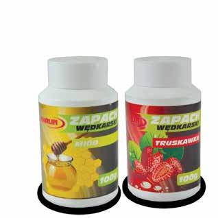 M-108 WANILIA 100g M-109 BRASEM 100g M-111 MIÓD 100g M-112 TRUSKAWKA 100g