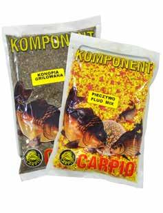Kopra melasa 250 g - ma właściwości pobudzające trawienie ze względu na słodki smak, stosowana w zanętach leszczowych.