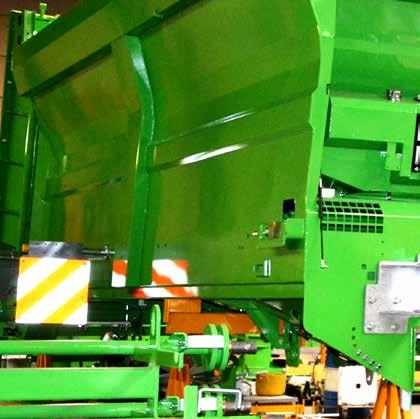 Gama Rozrzutniki obornika ZAAWANSOWANA TECHNIKA Znajomość obróbki stali i dobór materiałów mają