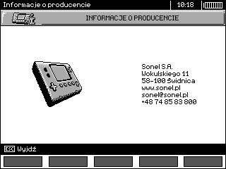 2.5 Informacje o producencie 14