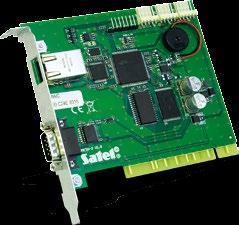 MADE TO PROTECT ODBIORNIKI ETHERNET STAM-1 PE Karta podstawowa odbiornika monitoringu TCP/IP odbieranie monitoringu TCP/IP SATEL (urządzenia ETHERNET i GPRS) obsługa do 256 abonentów z kontrolą