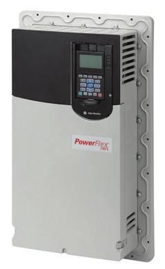 PowerFlex serii 750 z IP54/UL Typ 12 W przypadku aplikacji wymagających dodatkowej ochrony w przypadku trudnych warunków przemienniki PowerFlex 753 i 755 dostępne są w obudowach IP54/UL Typ 12.