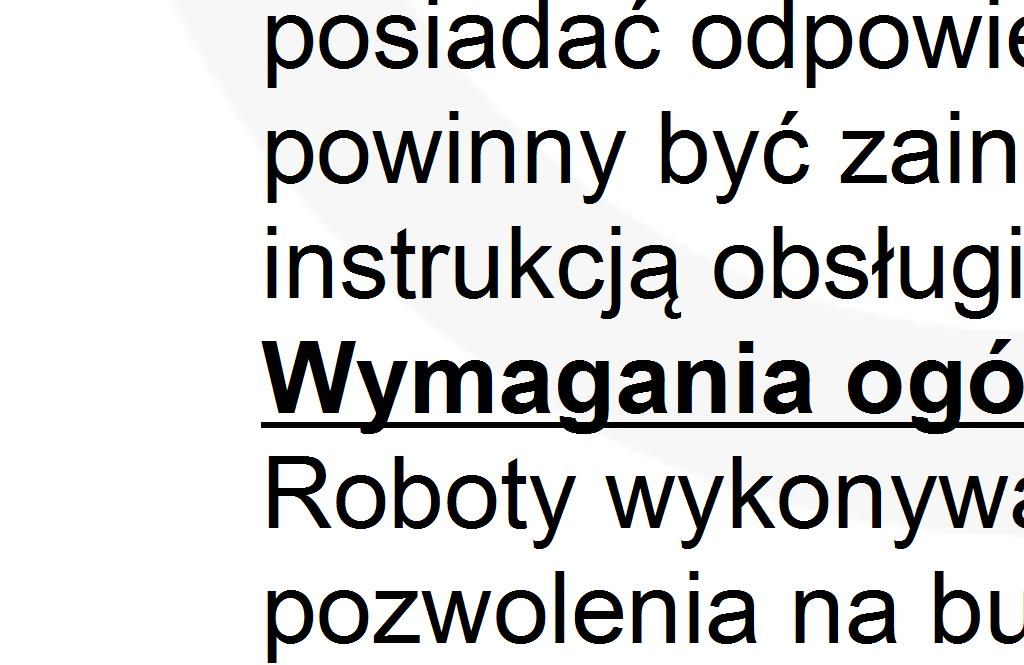 higieny pracy przy Warunków technicznych