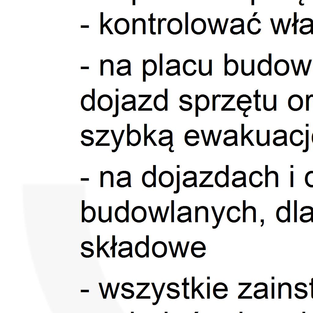 wykonawcy robót budowlano - montażowych.