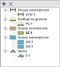 Praca z modułem Audyt 10.2.4.2.1 Drzewko przegród Pole z drzewkiem przegród DRZEWKO PRZEGRÓD drzewko zawierające wszystkie przegrody lub ich grupy.