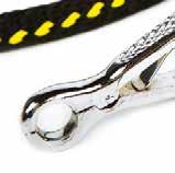 POJEDYNCZA Z KARAINKIEM SZYKOZWALNIAJĄCYM Single leash with a quick-slowing snap-hook Hundeleine, einzeln, mit