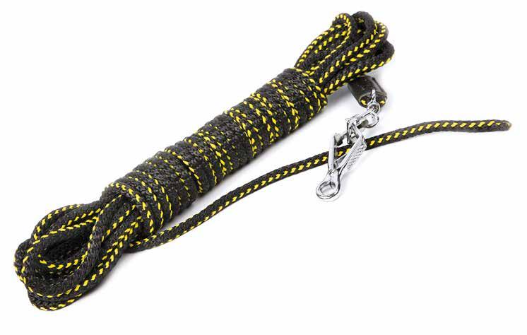 Trainingsleine ohne Griff mit schnelllösendem Karabiner Поводок следовой тренировочный, из шнура, без ручки, с
