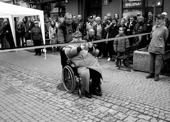 Uroczystego otwarcia nowego szlaku turystycznego Śladami Dzielnego Wojaka Szwejka (drogowo-rowerowego i pieszego) w dniu 2 października 2004 r. o godz. 9.