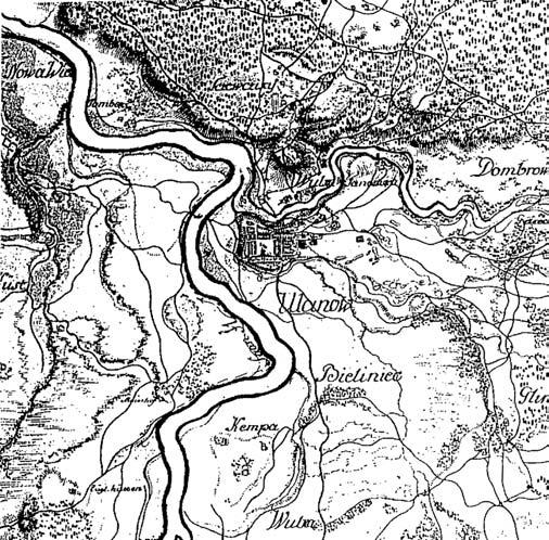 O czym warto wiedzieć Łożysko Tanwi i Sanu i okolicy Ulanowa mapa z lat 1778 1782 wali swój cech.