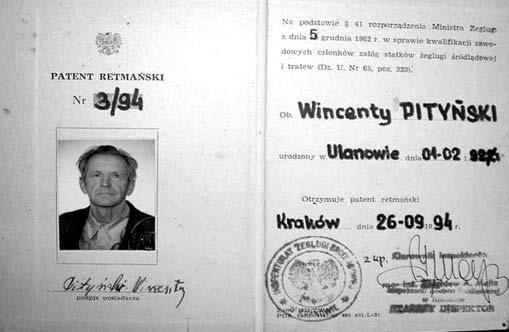 O czym warto wiedzieć Dokument przyznający patent retmański Wincentemu Pityńskiemu z Ulanowa do Gdańska (724 km) lub z rejonu Wrocławia do Szczecina (530 km).