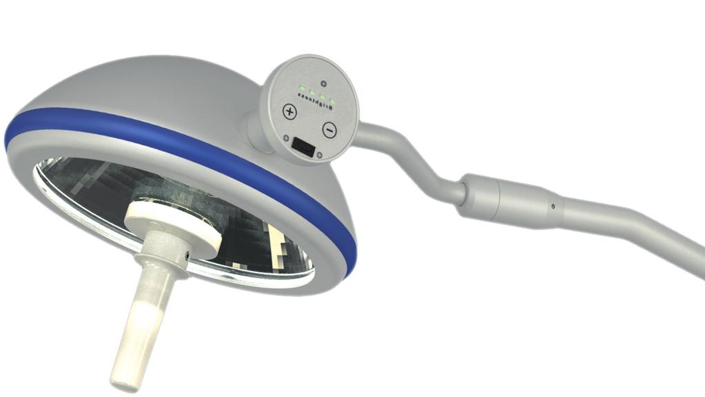 Seria 5 Lampa do badania Lampa LED do badania + + Jakość światła - Osram LED z kontrolą temperatury wytwarza podstawowe światło o bardzo wysokim współczynniku oddawania barw, dużą żywotnością i stałą