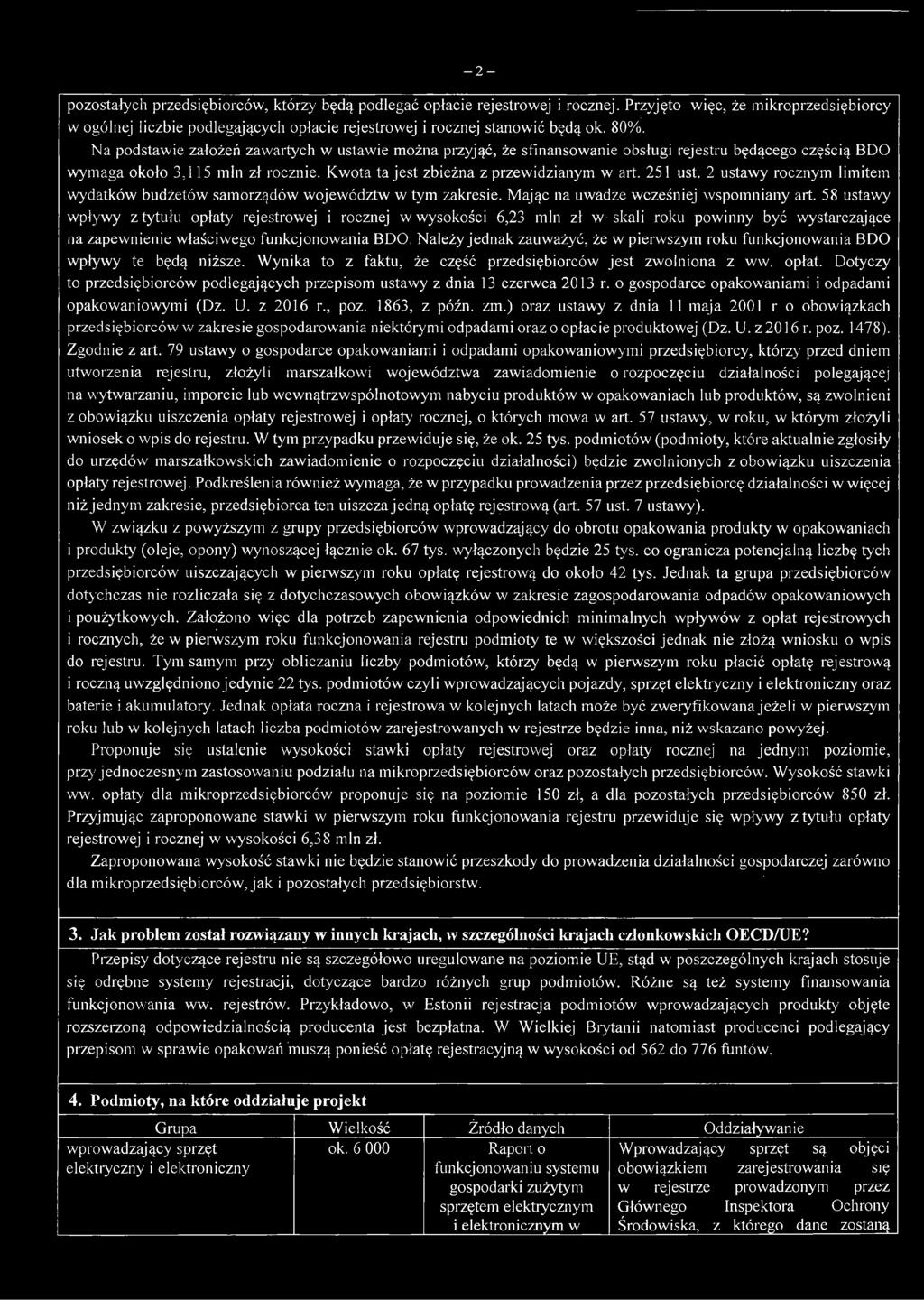 251 ust. 2 ustawy rocznym limitem wydatków budżetów samorządów województw w tym zakresie. Mając na uwadze wcześniej wspomniany art.