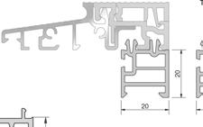 15 mm PUR030 U m = 0,747 W/(m² K) szerokość całkowita