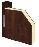 Nasza ościeżnica MET/DREW łączy w sobie zalety metalu i drewna, równocześnie eliminując ich wady. Rdzeń wykonany z drewna klejonego jest umieszczony w metalowej obudowie.