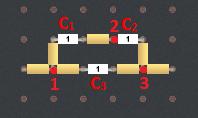 Możemy to opisać wzorami: C 12 = C 1 + C 2C 3 C 2 + C 3, (3.