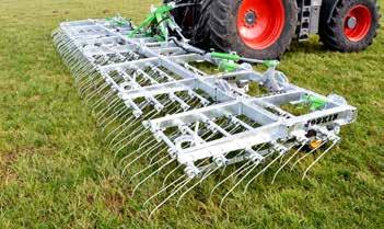 odchwaszczaniu, szczególnie w rolnictwie ekologicznym. Sprzęt SCARIFLEX R6S6 jest doskonałą broną do skaryfikacji pastwisk.