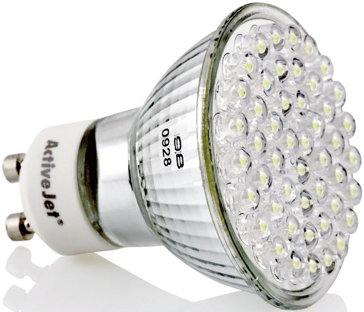 10 CTIVEJET - OŚWIETLENIE LMPY LED POWER CHIP ŻYWOTNOŚĆ 30 000 H Lampy POWER CHIP dzięki zastosowaniu najnowszych rozwiązań w technologii LED uzyskują niedoścignione dla standardowych źródeł