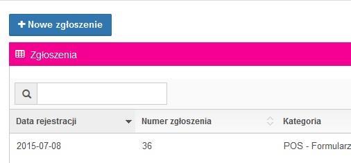 przycisku Nowe zgłoszenie (Rysunek 24). Rysunek 24.